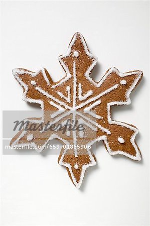 Gingerbread snowflake