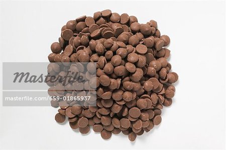 Ein Haufen Schokolade Schaltflächen