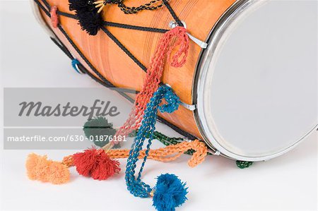 Close-up of a drum