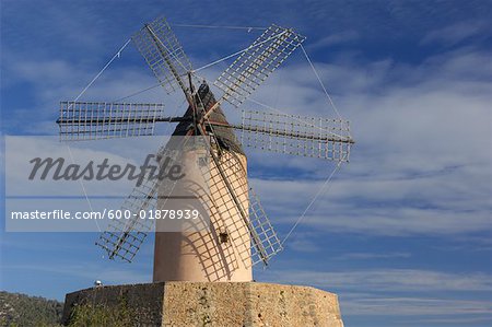 Windmühle, Mallorca, Spanien