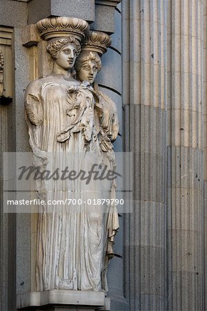 Statue Along the Gran Via, Madrid, Spain