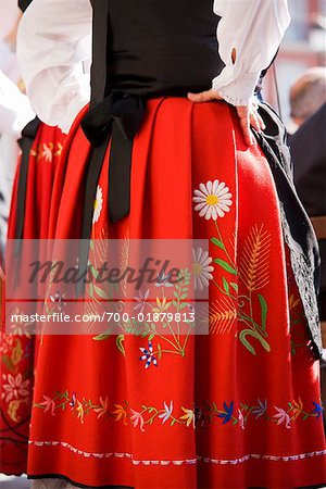 Traditional Dancers, Plaza Mayor, Madrid, Spain