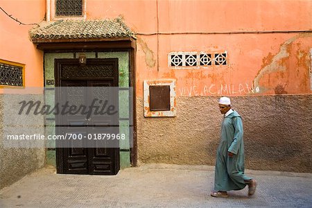 La médina de Marrakech, Maroc