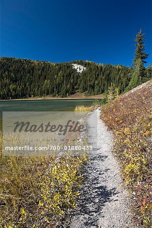 Path by Grizzly Lake, Sunshine Meadows, Banff National Park, Alberta, Canada