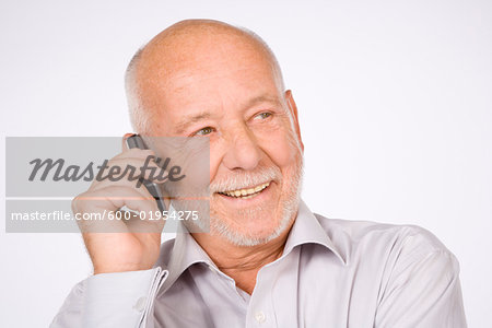 Man with Cellular Phone