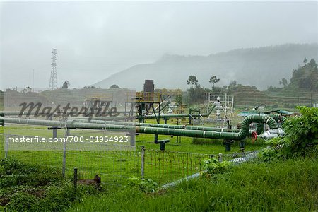 Geothermal Power Station, Dieng Plateau, Central Java, Java, Indonesia Geothermal Power Station, Dieng Plateau, Central Java, Java, Indonesia