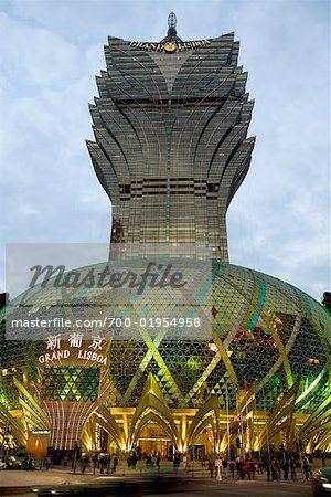 Le Grand Lisboa, Macau, Chine