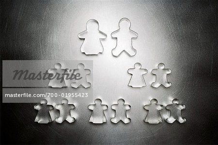 Gingerbread Men and Gingerbread Women Cookie Cutters, Family Tree