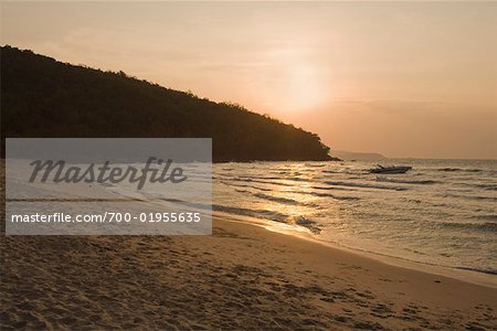 Sunset, Sai Keaw Beach, Chonburi, Thailand