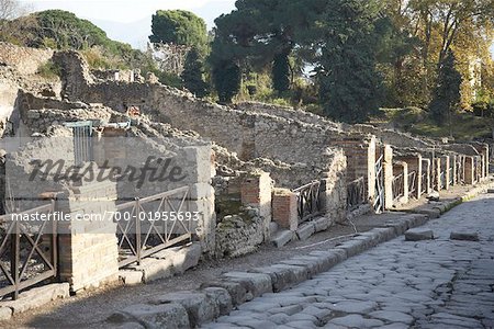 Ruinen, Pompeji, Italien