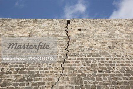 Mauer der Festung, Rhodos, Griechenland