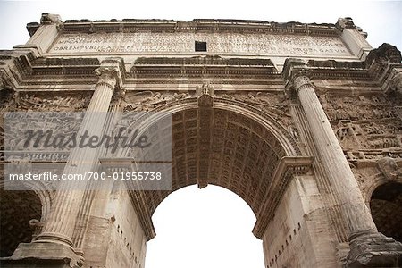 Triomphal arc, Forum, Rome, Italie