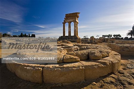 Temple de Castor et Pollux, Agrigento, Sicile, Italie