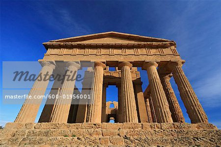 Temple de Concordia, Agrigento, Sicile, Italie