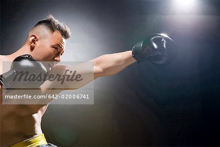 eine männliche boxer