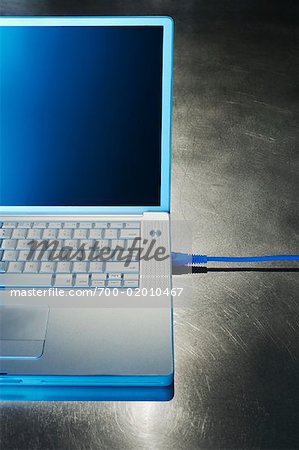 Close-Up of Laptop Computer