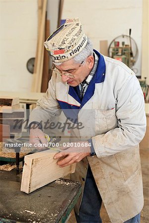 Carpenter in Workshop