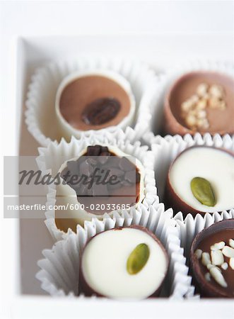 Chocolates in Tray