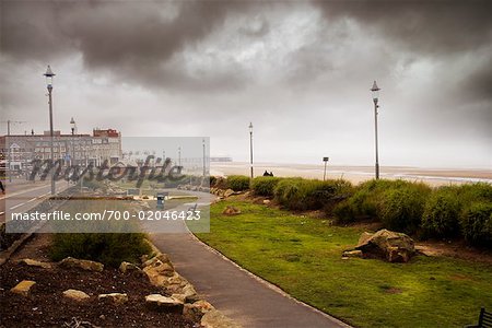 Walkway by Water, Blackpool, England