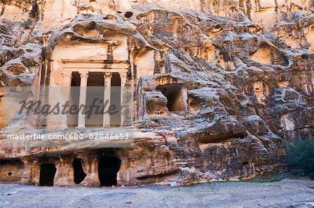 Façade du Siq el Bared, Jordanie