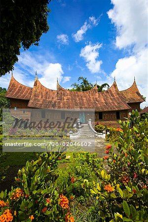 Traditional Minangkabua House, Pandai Sikat, Sumatra, Indonesia