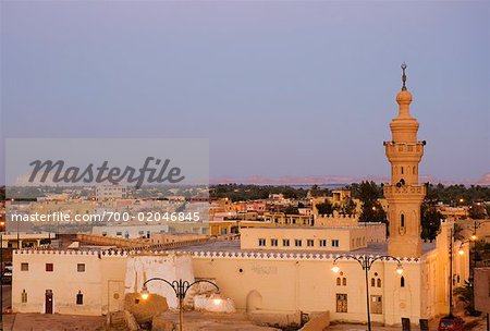 Mosquée, Siwa, Oasis de Siwa, désert libyque, Égypte