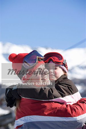 Mother and Daughter hugging