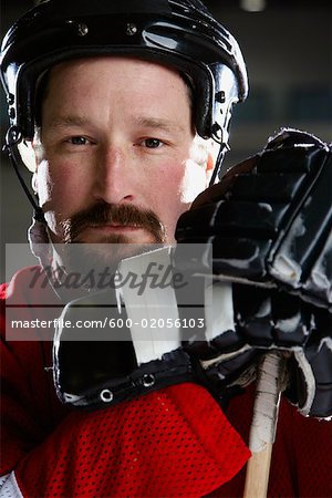 Portrait of Hockey Player