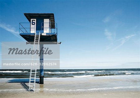 Watchtower at beach