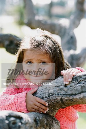 Portrait de petite fille, Huntington Beach, Californie, USA