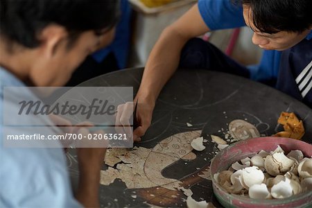 Artists Working at Artist Center for the Disabled, Vietnam