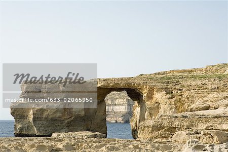 La fenêtre d'Azur, un pont naturel sur l'île de Gozo, Malte