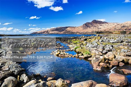 Flux, Loch Buie, Isle of Mull, Argyll et Bute, Hébrides intérieures en Écosse, Royaume-Uni