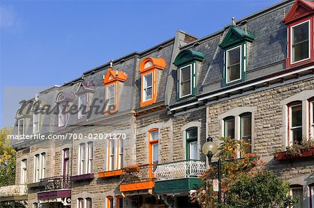 Row of Houses, Montreal, Quebec, Canada