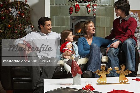 Family at Christmas