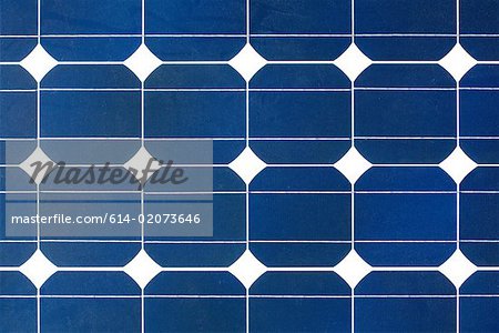 Close up of a solar panel