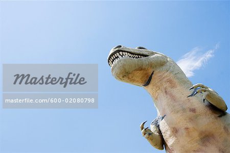 Gros plan de dinosaure Cabazon, Cabazon, Californie, USA