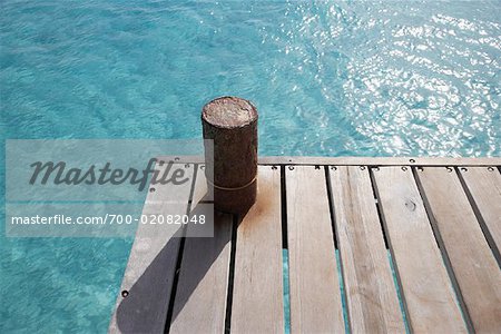 Dock in Caribbean Sea, Kralendijk, Bonaire, Netherlands Antilles