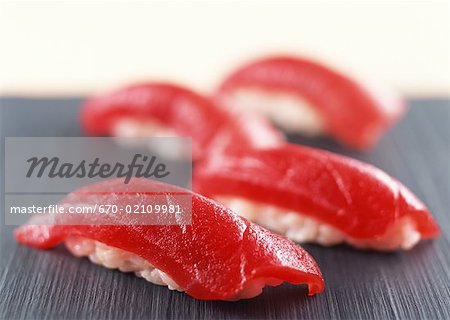 Sashimi de thon Sashimi de thon