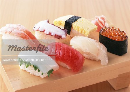 Sélection de sushis Sélection de sushis