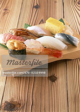 Sélection de sushis Sélection de sushis