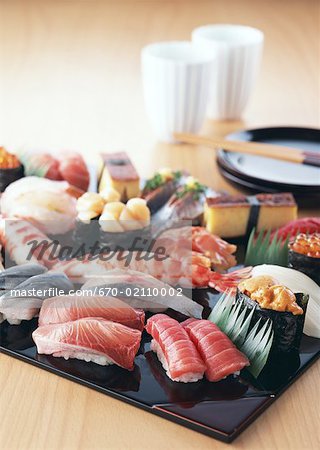 Nigiri-sushi assorti Nigiri-sushi assorti
