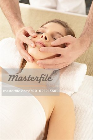 Woman Getting a Massage