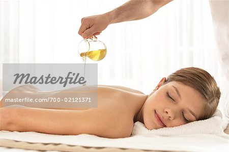 Woman Getting a Massage