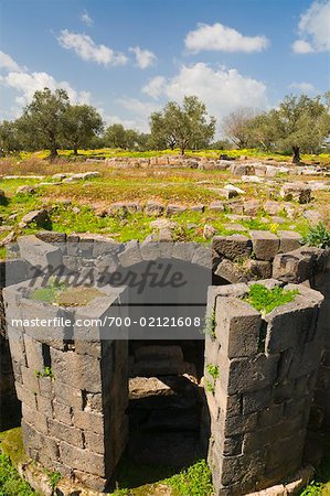 Bains à Umm Qais romain ville, Umm Qais, Jordanie