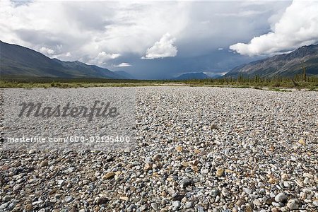 Stone Beach, Bonnet Plume River, Yukon, Canada