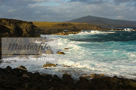 Beach, île de Pâques, Chili