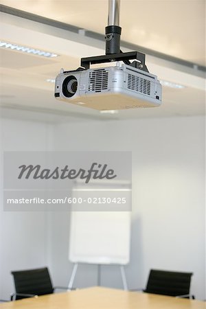 Overhead Projector in Boardroom
