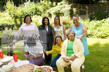 Females sharing a laugh together