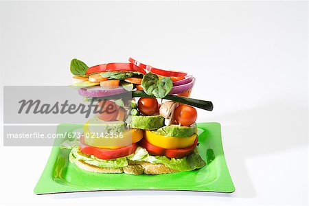 Vegetarische sandwich